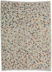211X282 Tappeto Orientale Kilim Afghan Old Style Giallo/Grigio (Lana, Afghanistan) Carpetvista