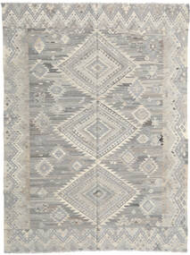 Kilim Ariana Rug 212X277 Grey/Beige Wool, Afghanistan Carpetvista