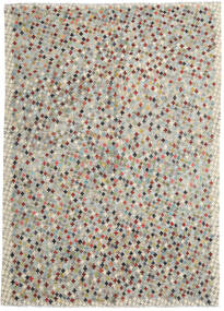 絨毯 オリエンタル キリム アフガン オールド スタイル 210X290 イエロー/グレー (ウール, アフガニスタン)