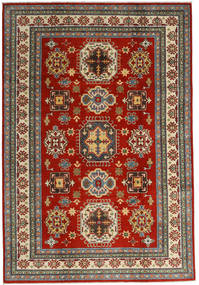 Tapete Kazak Fine 201X293 Vermelho/Castanho (Lã, Afeganistão)