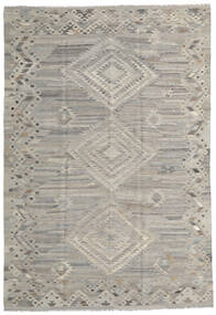 Kilim Ariana Rug 206X301 Grey/Beige Wool, Afghanistan Carpetvista