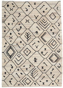 Kilim Ariana Rug 206X292 Beige/Dark Grey Wool, Afghanistan Carpetvista
