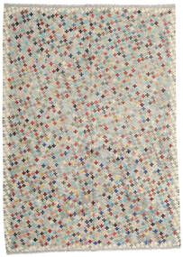 210X291 絨毯 オリエンタル キリム アフガン オールド スタイル グレー/ベージュ (ウール, アフガニスタン) Carpetvista