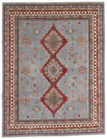  Oriental Kazak Fine Rug 245X318 Grey/Orange Wool, Afghanistan Carpetvista