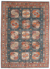  Orientalsk Kazak Fine Teppe 252X345 Grå/Rød Stort Ull, Afghanistan Carpetvista