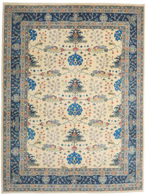 Kazak Fine Teppich 275X363 Beige/Grau Großer Wolle, Afghanistan Carpetvista