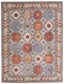 258X338 Kazak Fine Rug Oriental Red/Grey Large (Wool, Afghanistan) Carpetvista