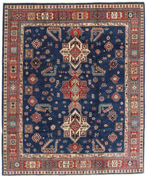 241X290 Tapete Oriental Kazak Fine Azul Escuro/Vermelho (Lã, Afeganistão) Carpetvista
