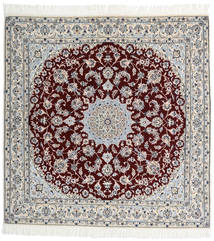 Dywan Perski Nain Fine 9La 146X150 Kwadratowy Szary/Beżowy (Wełna, Persja/Iran)