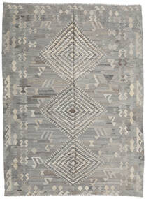 絨毯 キリム Ariana 215X288 濃いグレー/ダークイエロー (ウール, アフガニスタン)