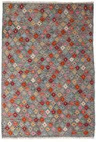  Kilim Afgán Old Style Szőnyeg 105X155 Szürke/Piros Carpetvista