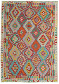  206X287 Kilim Afegão Old Style Tapete Lã, Carpetvista