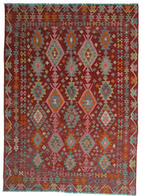  208X280 Κιλίμ Afghan Old Style Χαλι Μαλλί, Carpetvista