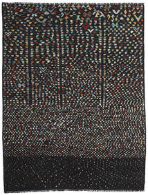 221X286 Kelim Modern Teppich Moderner Dunkelgrau/Grau (Wolle, Afghanistan) Carpetvista