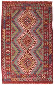  Kilim Afghan Old Style Rug 106X168 Wool Red/Orange Small Carpetvista