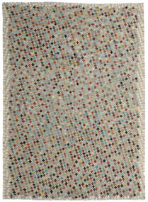 210X289 Kelim Afghan Old Stil Teppich Orientalischer Grau/Hellgrau (Wolle, Afghanistan) Carpetvista