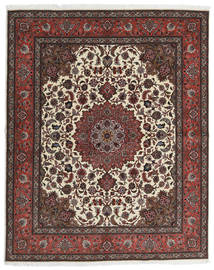  Persialainen Tabriz 60 Raj Silkkiloimi Matot Matto 201X248 Punainen/Tummanpunainen ( Persia/Iran)