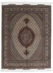 絨毯 ペルシャ タブリーズ 60 Raj 絹の縦糸 156X198 茶色/オレンジ (ウール, ペルシャ/イラン)