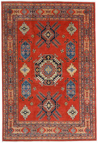  Kazak Fine 207X305 Wollteppich Rot/Beige Carpetvista