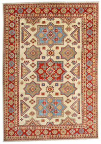 201X288 Kazak Fine Rug Oriental Red/Beige (Wool, Afghanistan) Carpetvista