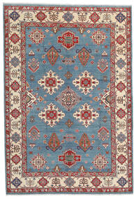 Kazak Fine Teppich 183X269 Blau/Grau Wolle, Afghanistan Carpetvista