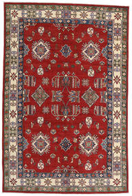 Kazak Fine Rug 182X275 Red/Grey Wool, Afghanistan Carpetvista