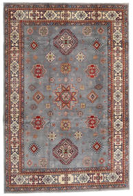 194X290 絨毯 オリエンタル カザック Fine グレー/レッド (ウール, アフガニスタン) Carpetvista