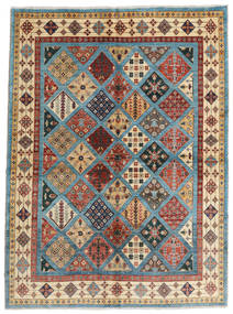 Kazak Ariana Teppich 169X228 Braun/Beige Wolle, Afghanistan Carpetvista