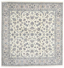  245X254 Nain Fine 9La Teppich Quadratisch Beige/Grau Persien/Iran Carpetvista