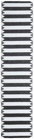 Circus Indoor/Outdoor Rug Washable 70X300 Small Black Runner