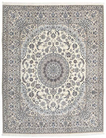  Orientalischer Nain Fine 9La Teppich 245X310 Beige/Grau Wolle, Persien/Iran Carpetvista