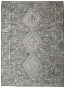 Kilim Ariana Rug 252X340 Grey/Dark Grey Large Wool, Afghanistan Carpetvista