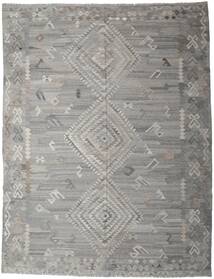 Kilim Ariana Rug 261X334 Grey/Light Grey Large Wool, Afghanistan Carpetvista