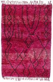 121X198 Berber Moroccan - Mid Atlas Rug Modern Dark Pink/Pink (Wool, Morocco) Carpetvista