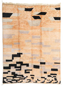 252X337 絨毯 Berber Moroccan - Mid Atlas モダン ベージュ/ダークグレー 大きな (ウール, モロッコ) Carpetvista