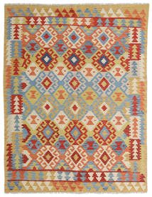  Itämainen Kelim Afghan Old Style Matot Matto 149X198 Beige/Oranssi Villa, Afganistan Carpetvista