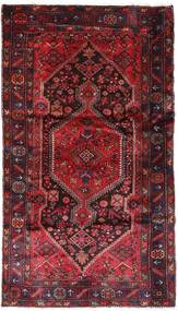 137X240 Hamadan Vloerkleed Oosters Donkerrood/Rood (Wol, Perzië/Iran) Carpetvista