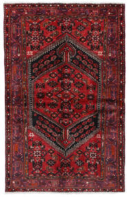 Alfombra Hamadan 128X213 Rojo Oscuro/Rojo (Lana, Persia/Irán)