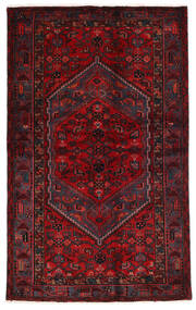 絨毯 ハマダン 134X215 ダークレッド/レッド (ウール, ペルシャ/イラン)
