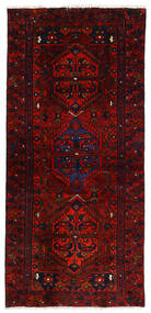  Itämainen Hamadan Matot Matto 98X210 Tummanpunainen/Punainen Villa, Persia/Iran Carpetvista