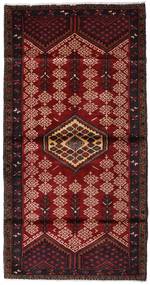  Persischer Hamadan Teppich 110X212 Dunkelrot/Rot Carpetvista