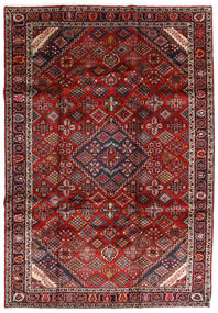207X300 Mashad Rug Oriental Red/Dark Red (Wool, Persia/Iran) Carpetvista