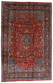 207X317 Alfombra Mahal Oriental Rojo/Rojo Oscuro (Lana, Persia/Irán) Carpetvista