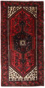 Hamadan Matot Matto 102X202 Tummanpunainen/Punainen Villa, Persia/Iran Carpetvista