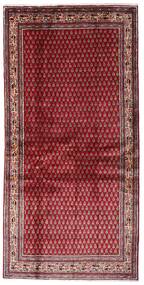  Persialainen Sarough Mir Matot 107X215 Punainen/Tummanpunainen Carpetvista