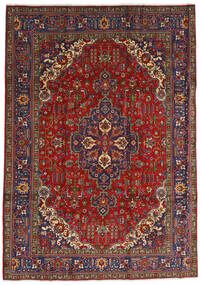 240X333 Tappeto Tabriz Orientale Rosso/Rosso Scuro (Lana, Persia/Iran) Carpetvista