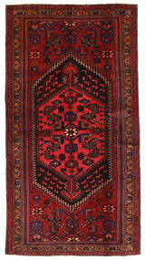  Orientalsk Hamadan Teppe 106X200 Mørk Rød/Rød Ull, Persia/Iran Carpetvista