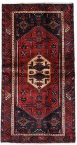 Oriental Hamadan Rug 100X193 Dark Red/Red Wool, Persia/Iran Carpetvista