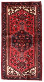 Orientalisk Hamadan Matta 101X192 Mörkröd/Röd Ull, Persien/Iran Carpetvista