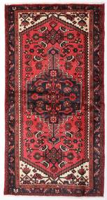 100X193 Alfombra Hamadan Oriental Rojo/Rojo Oscuro (Lana, Persia/Irán) Carpetvista